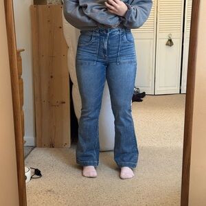 American Eagle Outfitters Blue Flare Jeans
